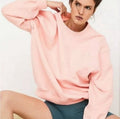 For Love & Lemons Alex Peach Pullover Embroidered Sweatshirt Sz
Medium $100