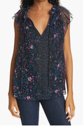 Ramy Brook Laura Silk
Floral Top Sz Medium $325