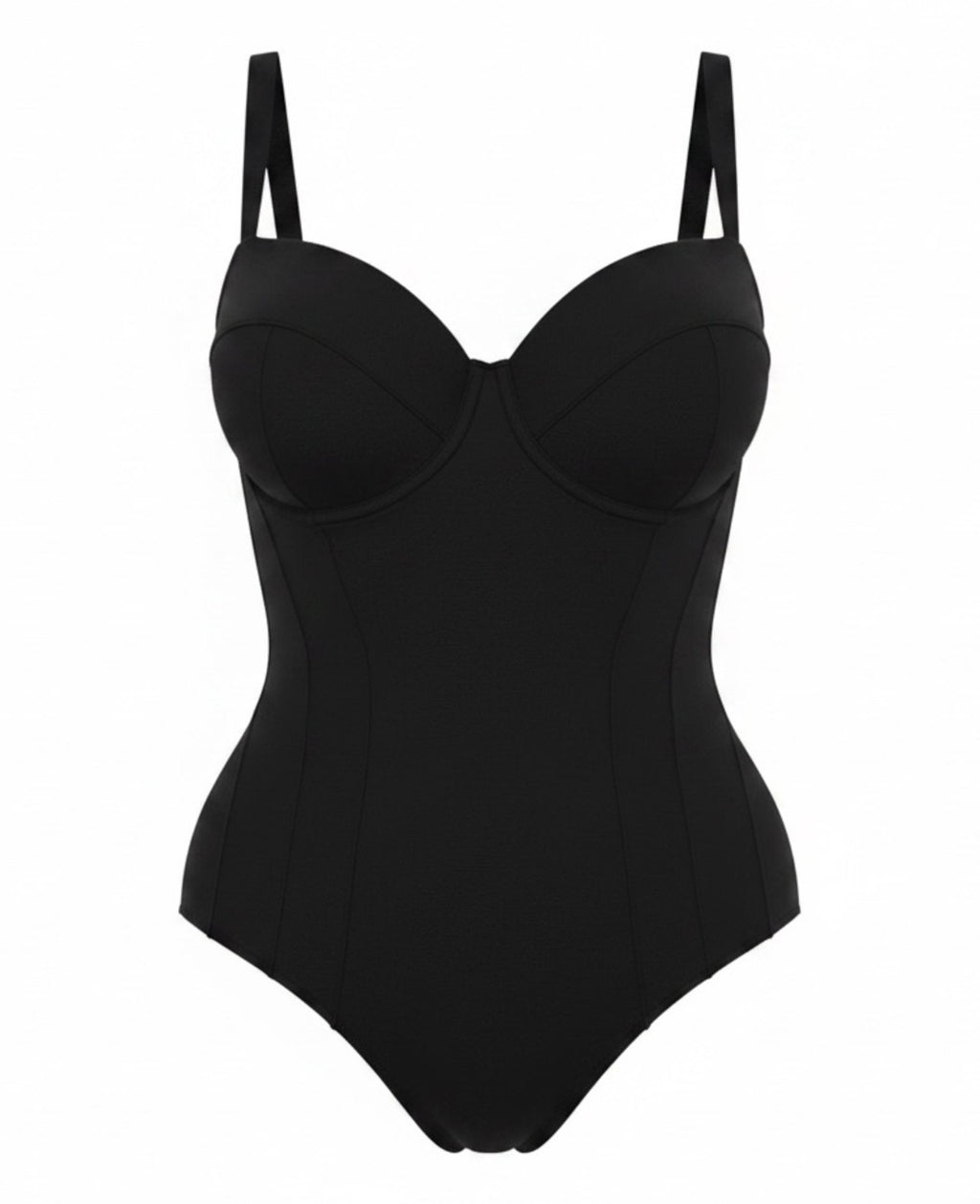 TA3 Lushy One Piece Sculpting Swimsuit Bodysuit Black M Regular/Long D/DD $188