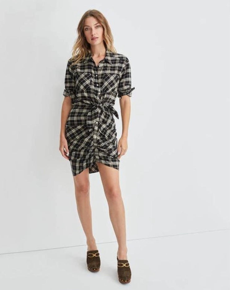 Veronica Beard Sierra
Plaid Flannel Ruched Shirt
Dress Sz 2 $498