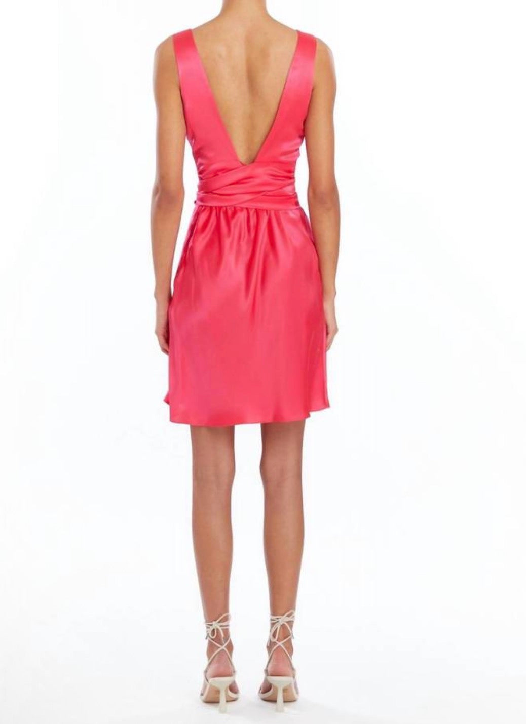 AMANDA UPRICHARD
rosemary silk mini dress in begonia Sz Small $330