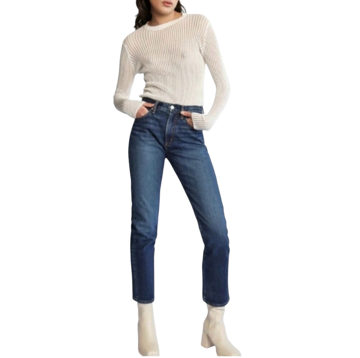 Daily Blue Manya Classic Straight Leg Jean