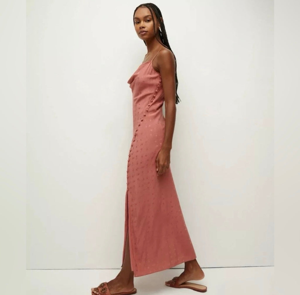 NWT Veronica Beard Chapel Floral Jacquard Silk Blend Slipdress Sz 8 $628