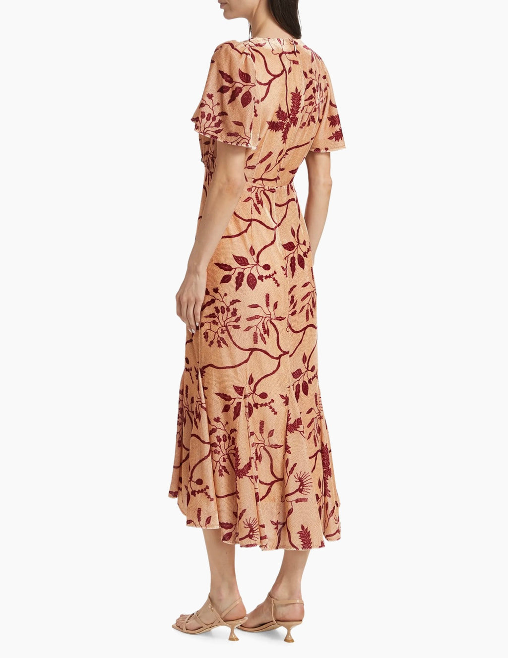 Rhode
Cream Enchanted Vine Grande Arabella Floral Midi-Dress $595