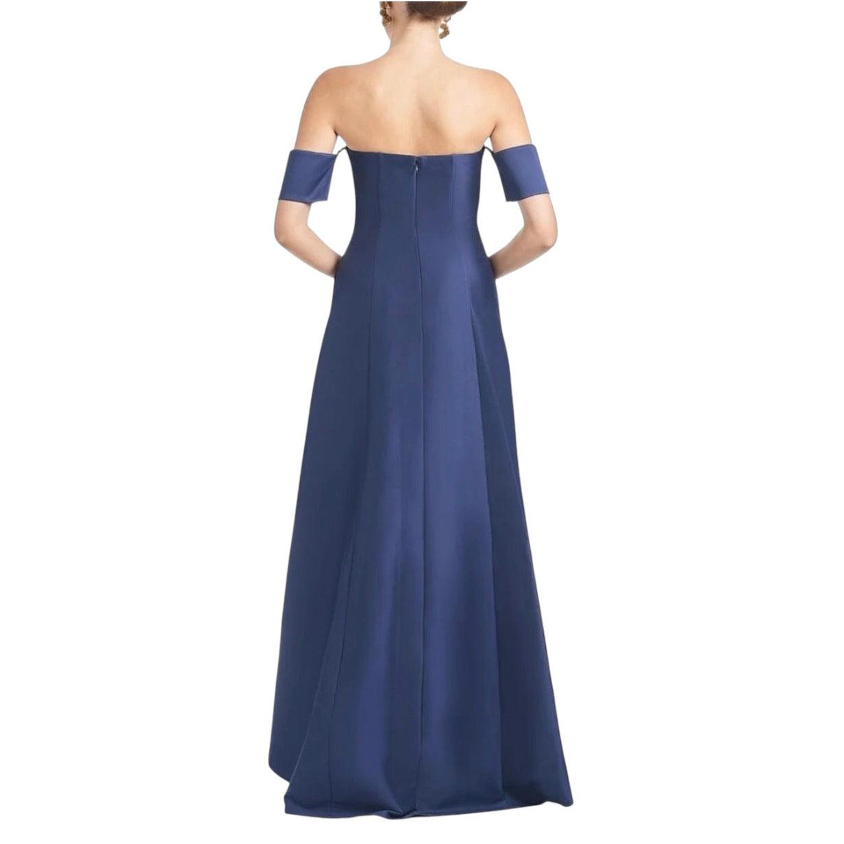 Sachin & Babi Agyness Blue Hi-Lo
Strapless Gown  Stretch Mikado Sz 0