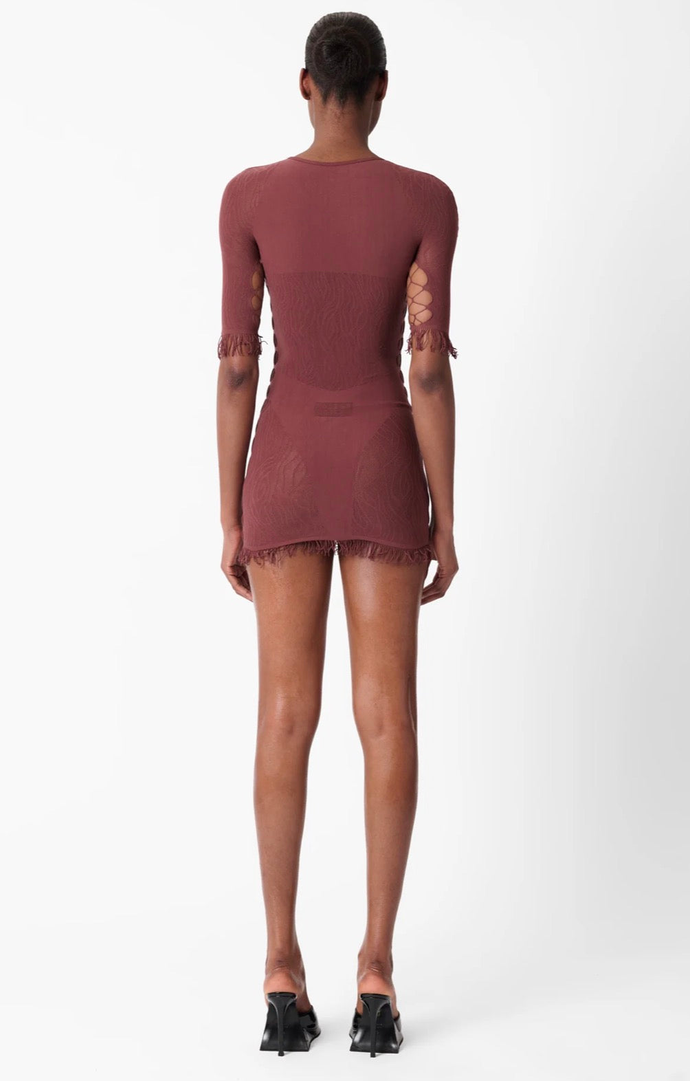 POSTER GIRL MIRANDA DRESS OLD MONEY BROWN one Sz $160