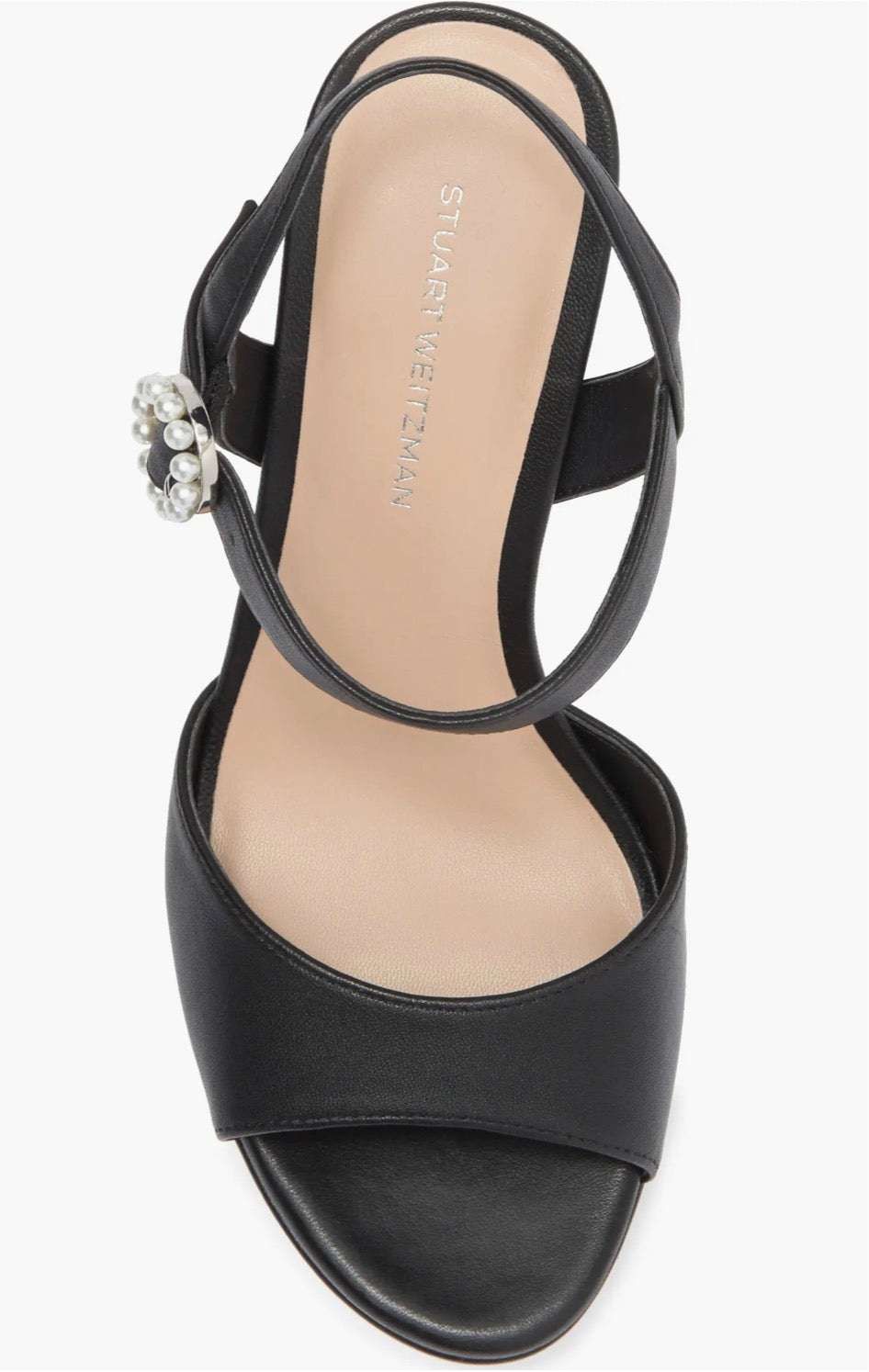 Stuart Weitzman Piper 110 Platform Sandal Black Sz 9