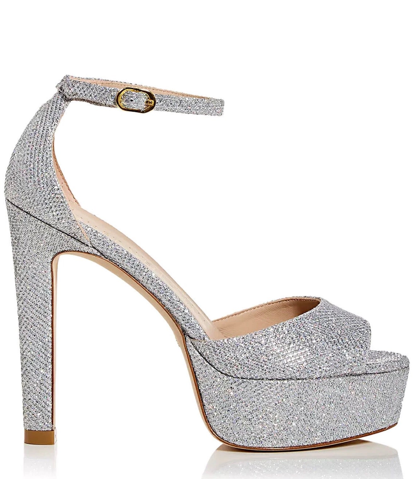 Stuart Weitzman Disco Crystal Platform Sandals Size 8
$525
