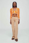 RE/DONE Washed Khaki
70s Ultra High Rise Wide Leg
Stretch Denim Jeans Sz 26 $295