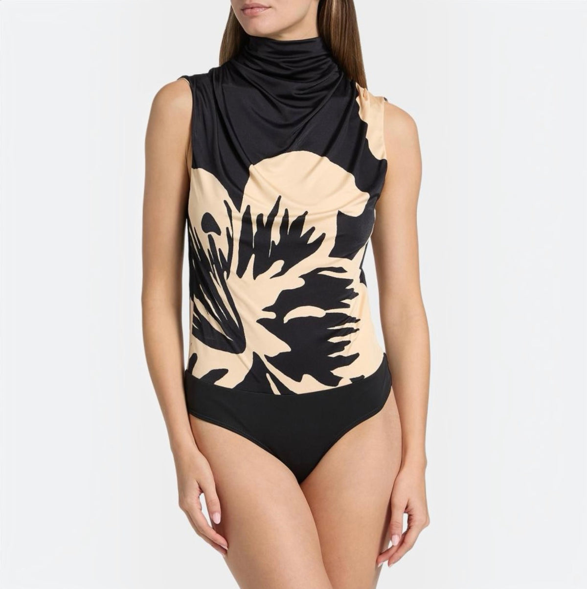 JOHANNA ORTIZ Legendario Floral Thong Bodysuit Size Medium