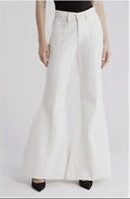 FRAME Extreme High Rise Flare Trouser Natural Clean Size 27 $378