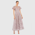 MAC DUGGAL #50665
Embroidered High Neck Cap Sleeve A Line Gown lavender sz 6 $698