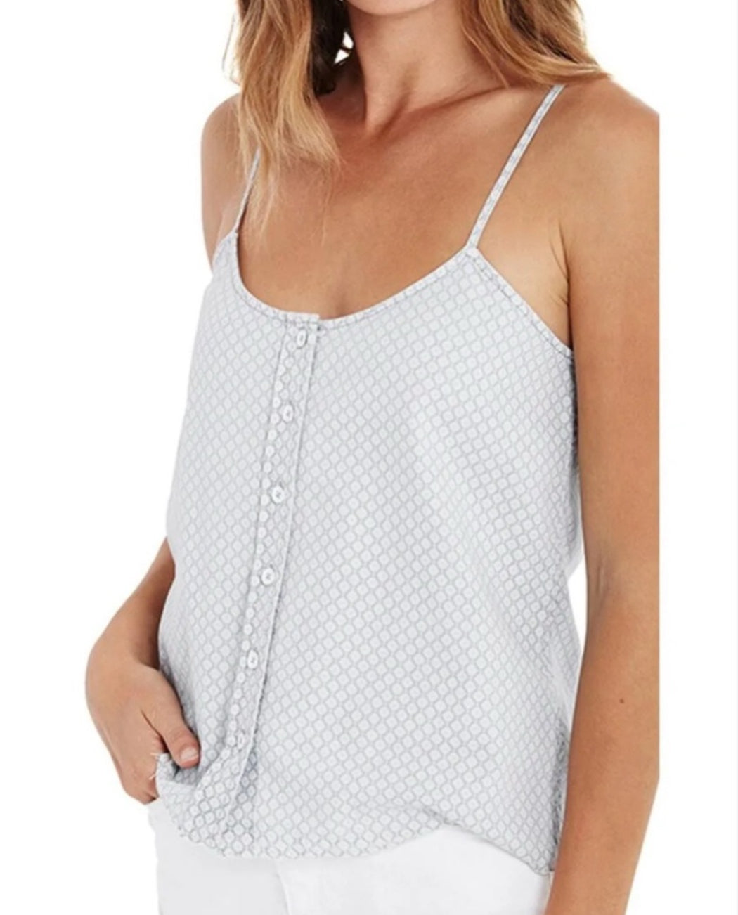 AG Adriano Goldschmied
Austen Tank in Ditsy Tile Print $138