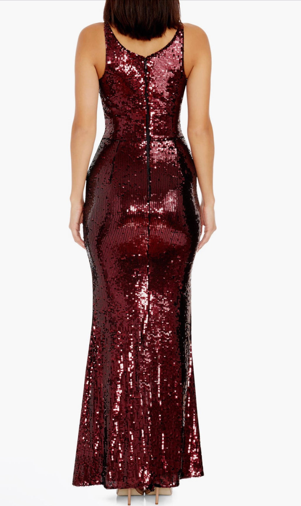 Dress the Population
Iris Sequin Gown in Port (wine) Sz XS $298