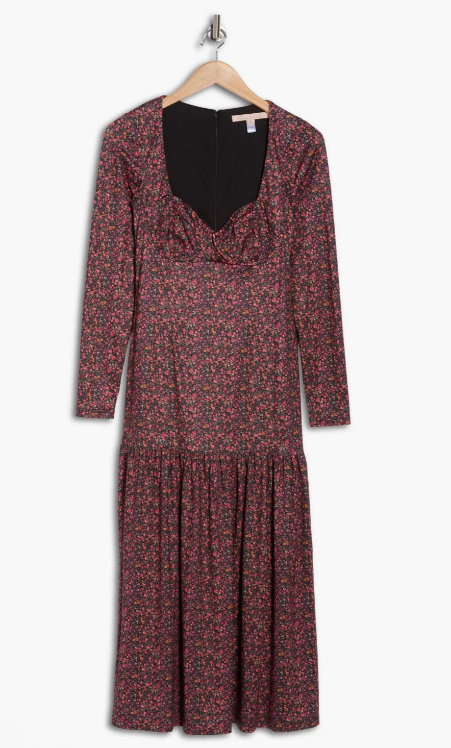 Hutch Chase Long Sleeve Midi Tiered Dress – Size Large