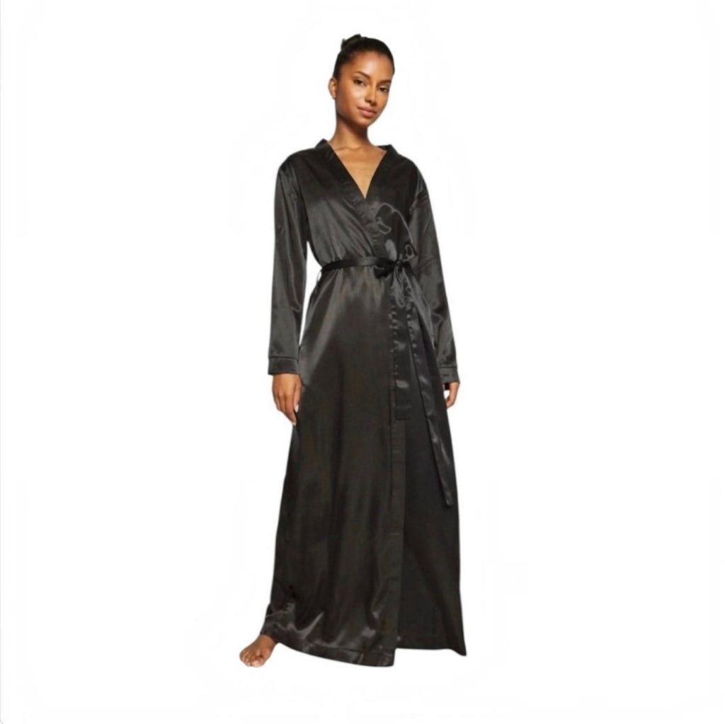 OW Collection Katrina Kimono
Duster Robe in Black Sz XS