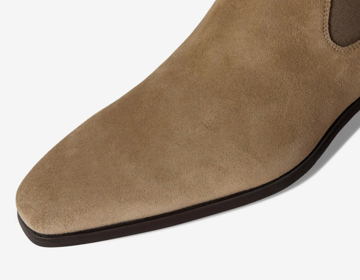 Magnanni Men’s Shaw Suede Boots in Rocia Taupe Suede Sz 10