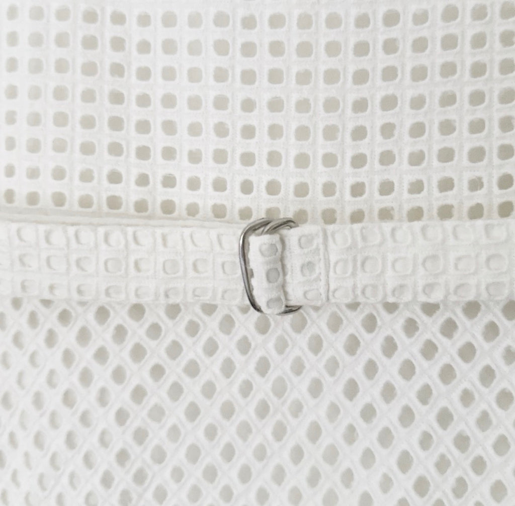 Theory Afala Midi Dress in White Eyelet Cube Sz 0 $345