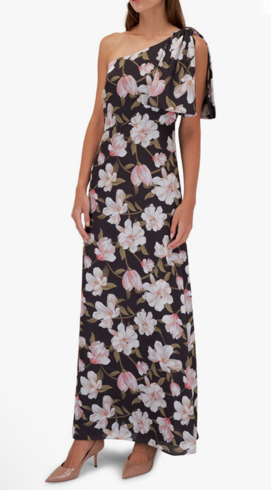 Sachin & Babi Chelsea Gown in Ebony Garden Sz 8 $285