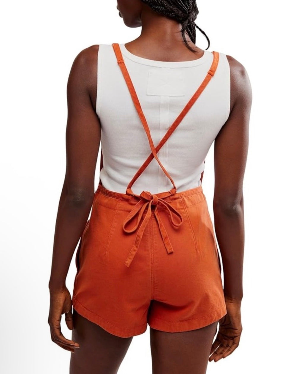 Free People Tough Love Shortall Romper in Cinnamon Stick
Sz 0 $98