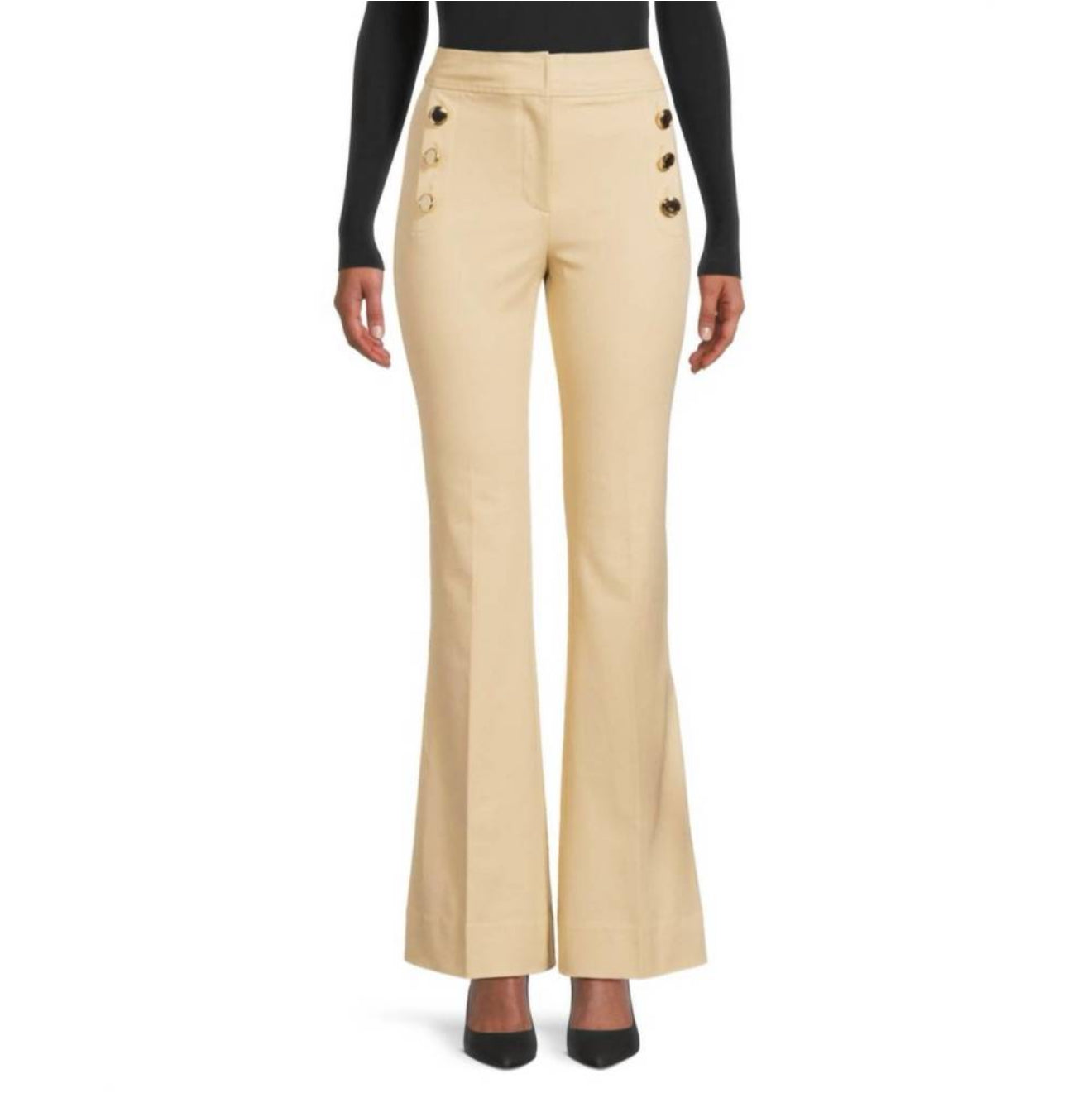 DEREK LAM 10 CROSBY
Robyn Sailor Flare Trousers Tan Sz 18 $395