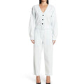 Proenza Schouler Womens Cotton
Chambray Jumpsuit in Bleach Size Sz 2 $495