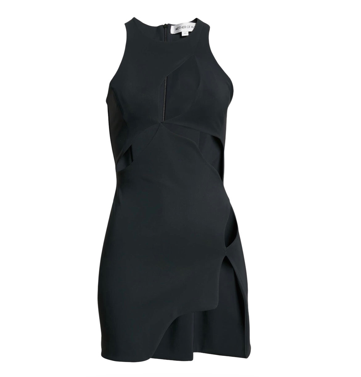 Mother of All Ariel Cut-Out Mini Dress Black