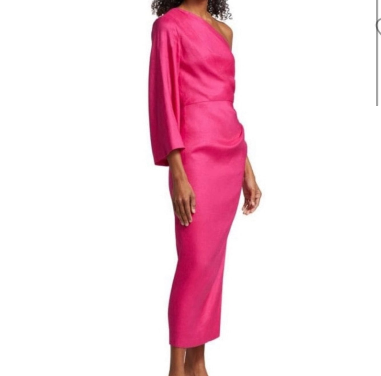 Veronica Beard Patsy One
Shoulder Maxi Dress in Fuchsia size 2
$498
