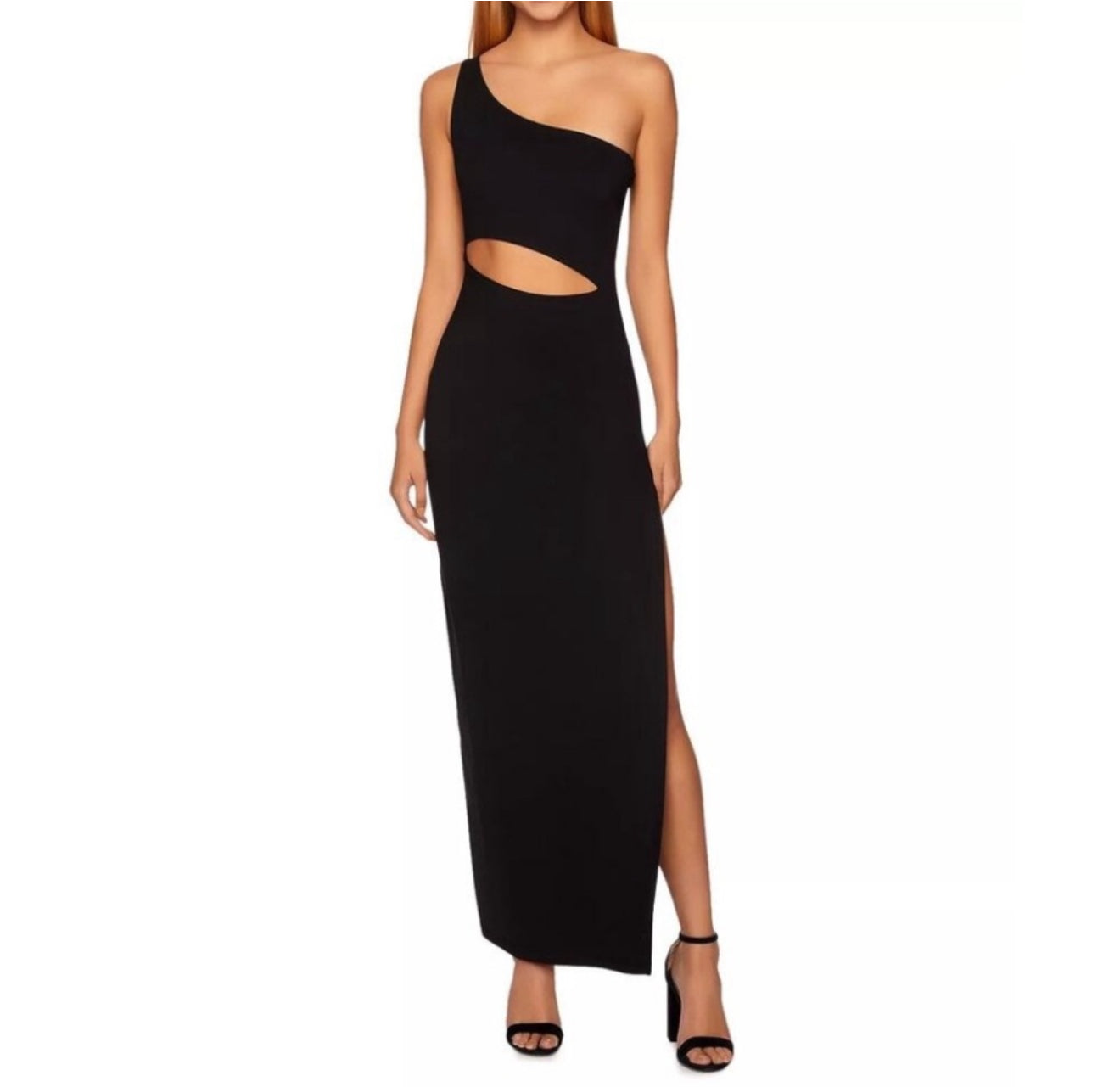 Susana Monaco
One Shoulder
Cutout Maxi Dress w Leg Slit Sz Large $228