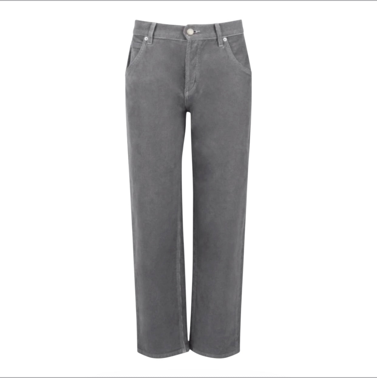 Daily Blue Boost Stretch Corduroy Jeans Zircoin Gray