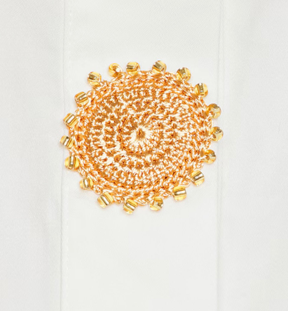 My Beachy Side Amber Mini Dress in White $350