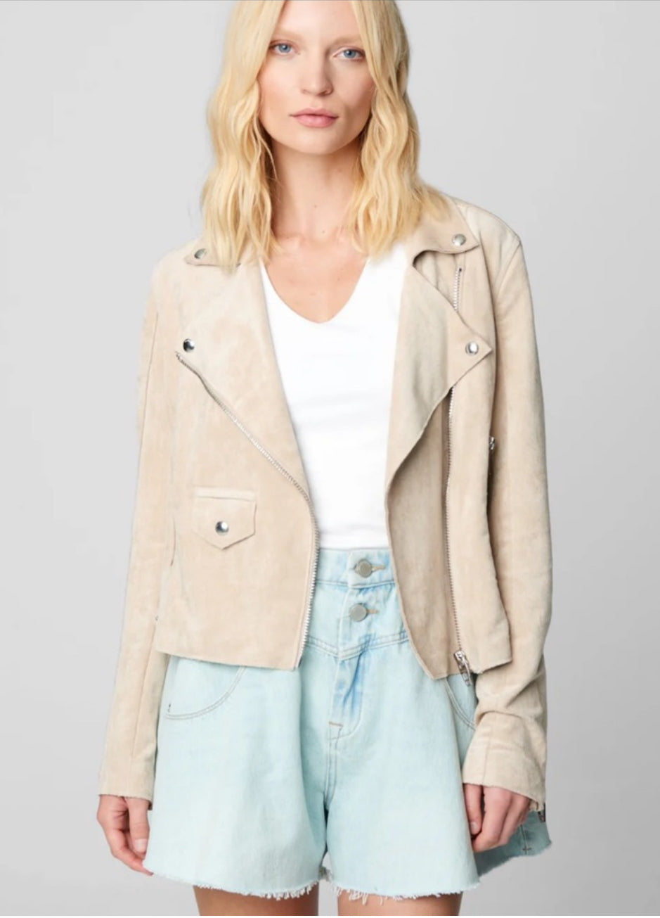BLANK NYC BRICKWALL
Faux Suede Moto Jacket size Medium $148
