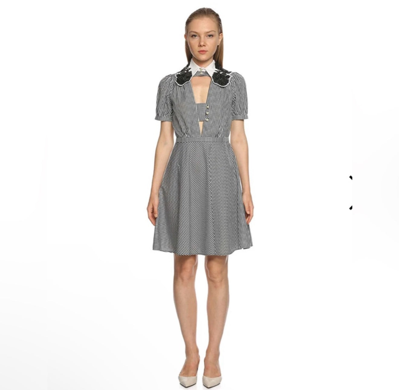 No. 21 ABITO Donna Gingham and Sequin Vintage Style Dress IT 40
US 4 $1450