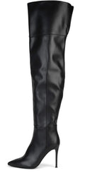 Jeffrey Campbell Pillar Over the Knee Black Stiletto Boot Sz 5.5 $270