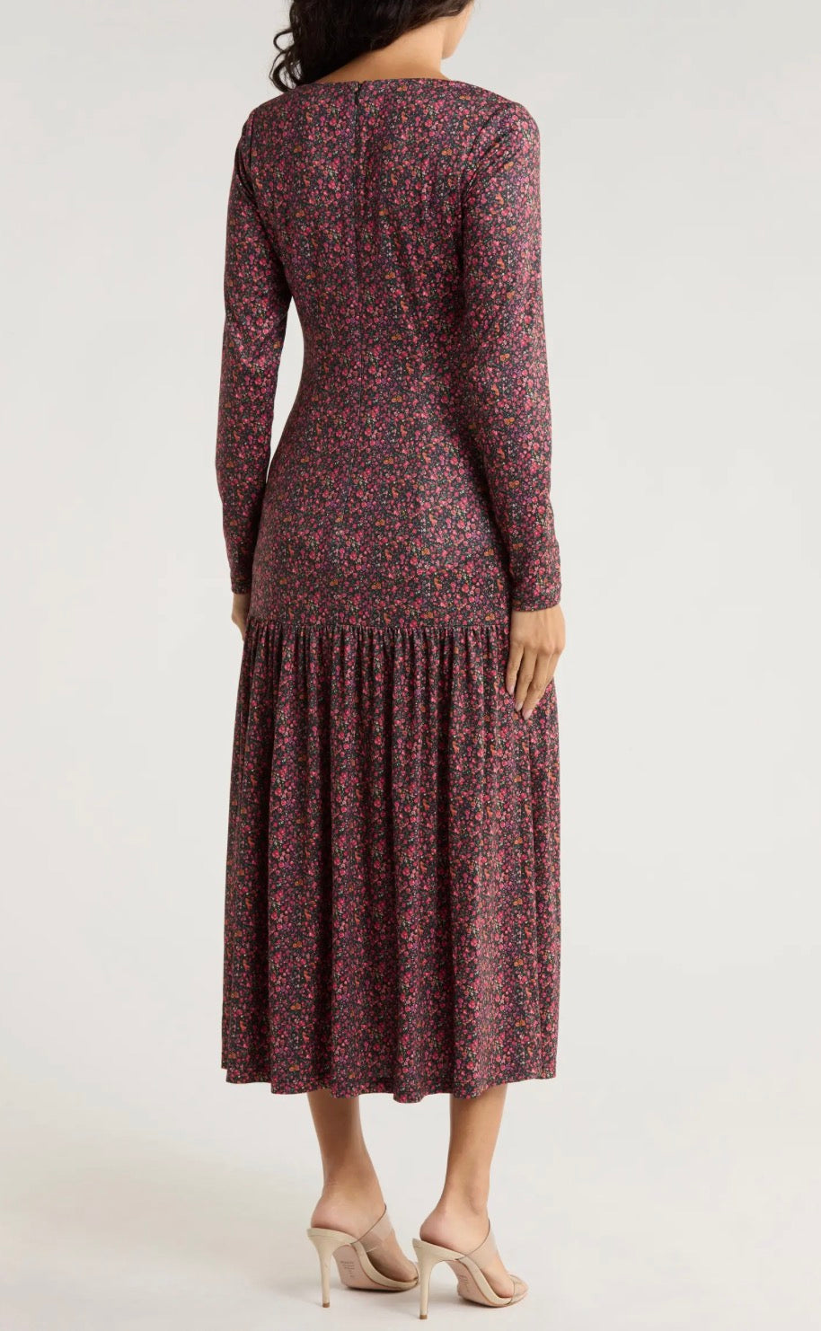 Hutch Chase Long Sleeve Midi Tiered Dress – Size Large