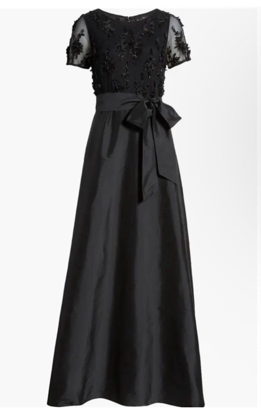 NWT Pisarro Nights 3D Floral Bodice
Beaded Gown Dress 90714 Black Sz 10
$298