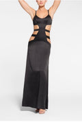 SKIMS Sand Washed Silk
Strappy Cut Out Slip Dress Back Sz
Large $148