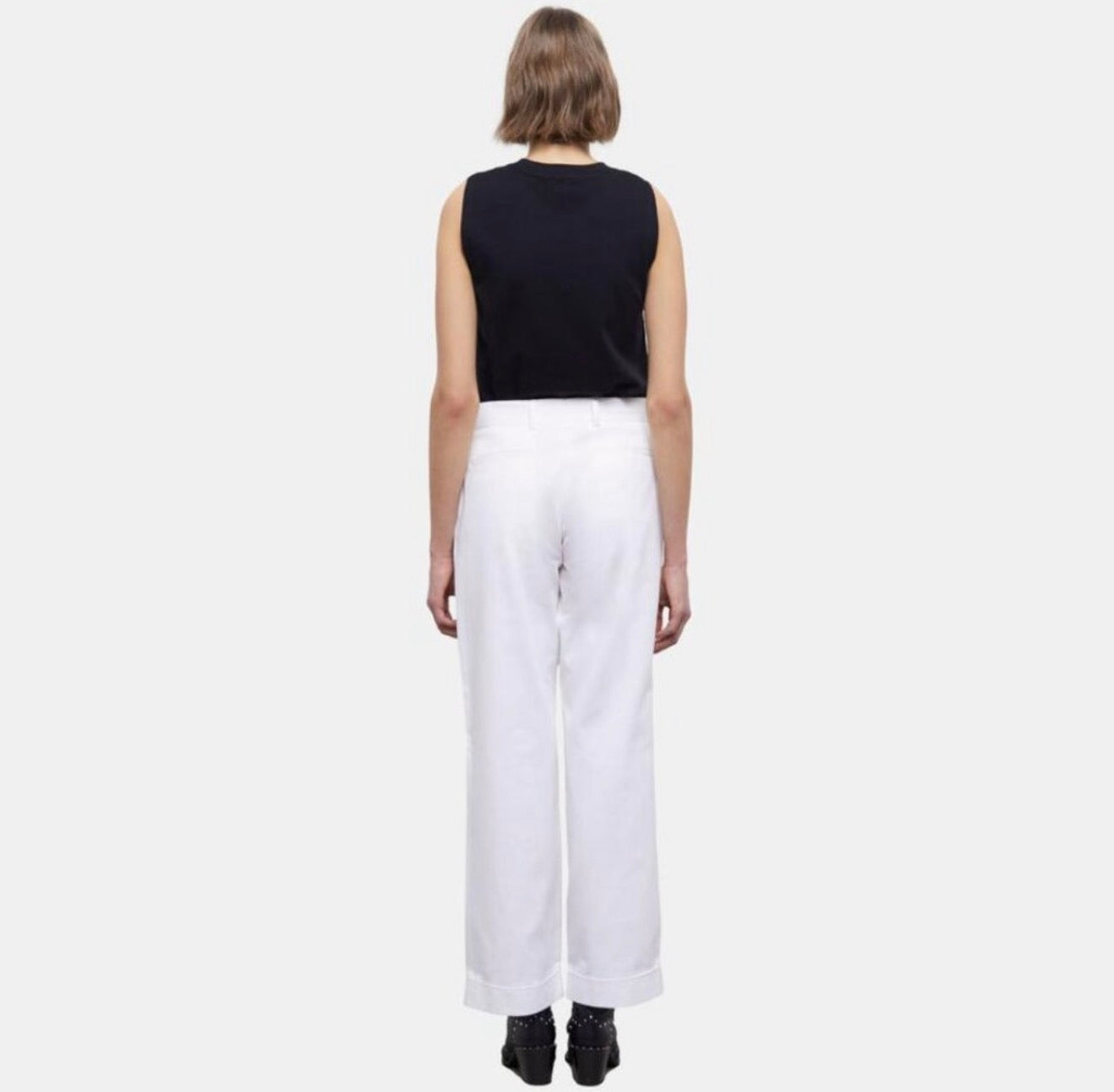 The Kooples Elegant White Wide
Leg Trousers Sz 40 US 8 $245
