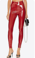 Commando Faux Patent Leather Legging in
Lava Sz XS