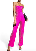 Dress the Population Andy Sequin
Strapless Jumpsuit - Hot Pink XS $316