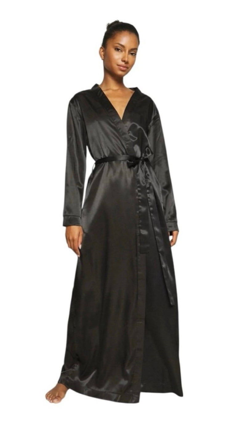 OW Collection Katrina Kimono
Duster Robe in Black Sz XS $230