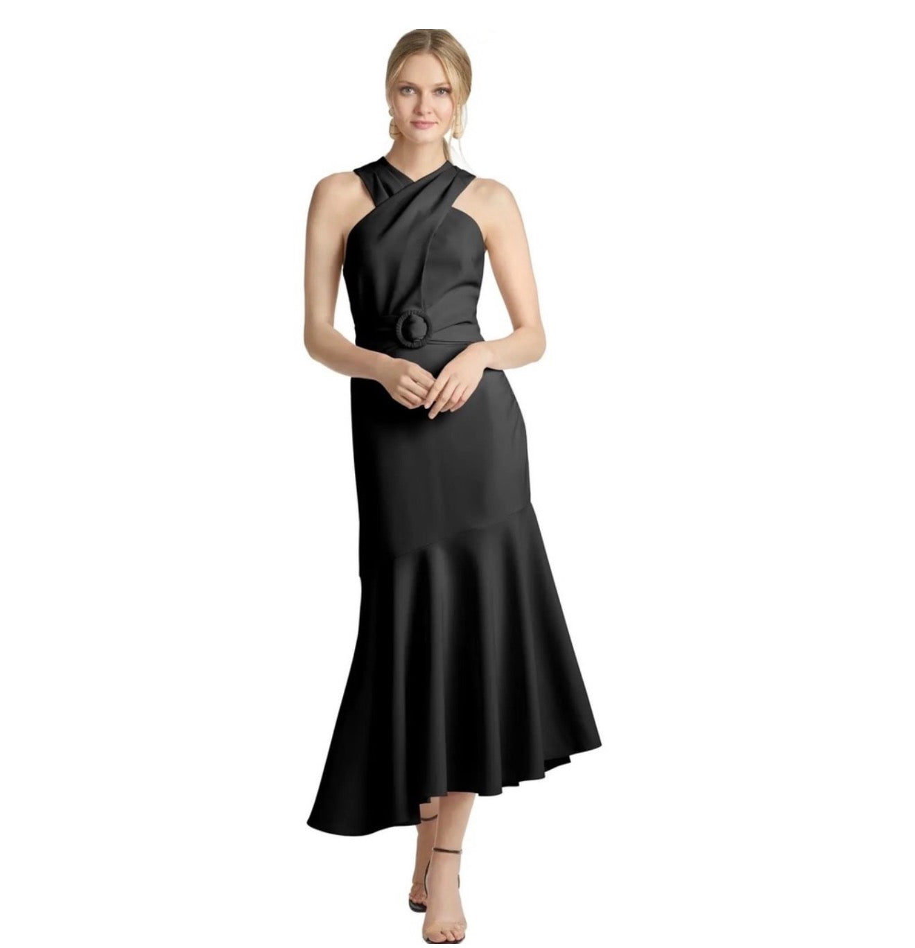 Sachin & Babi Naomi Cross Neck
Asymmetric Dress - Black - Size 8 $495