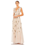 Mac Duggal 93575 Cap Sleeve
Embellished Dress in Blush Sz 6 $998