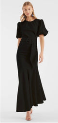 Sachin + Babi Camila Crepe
Ruched Mermaid Dress Black Sz 8 $650