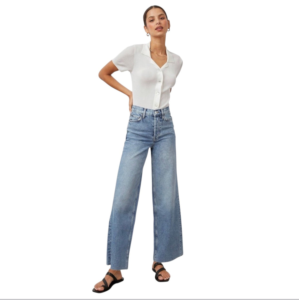 Rails Getty Wide Leg Old Indigo
Jeans Sz 31