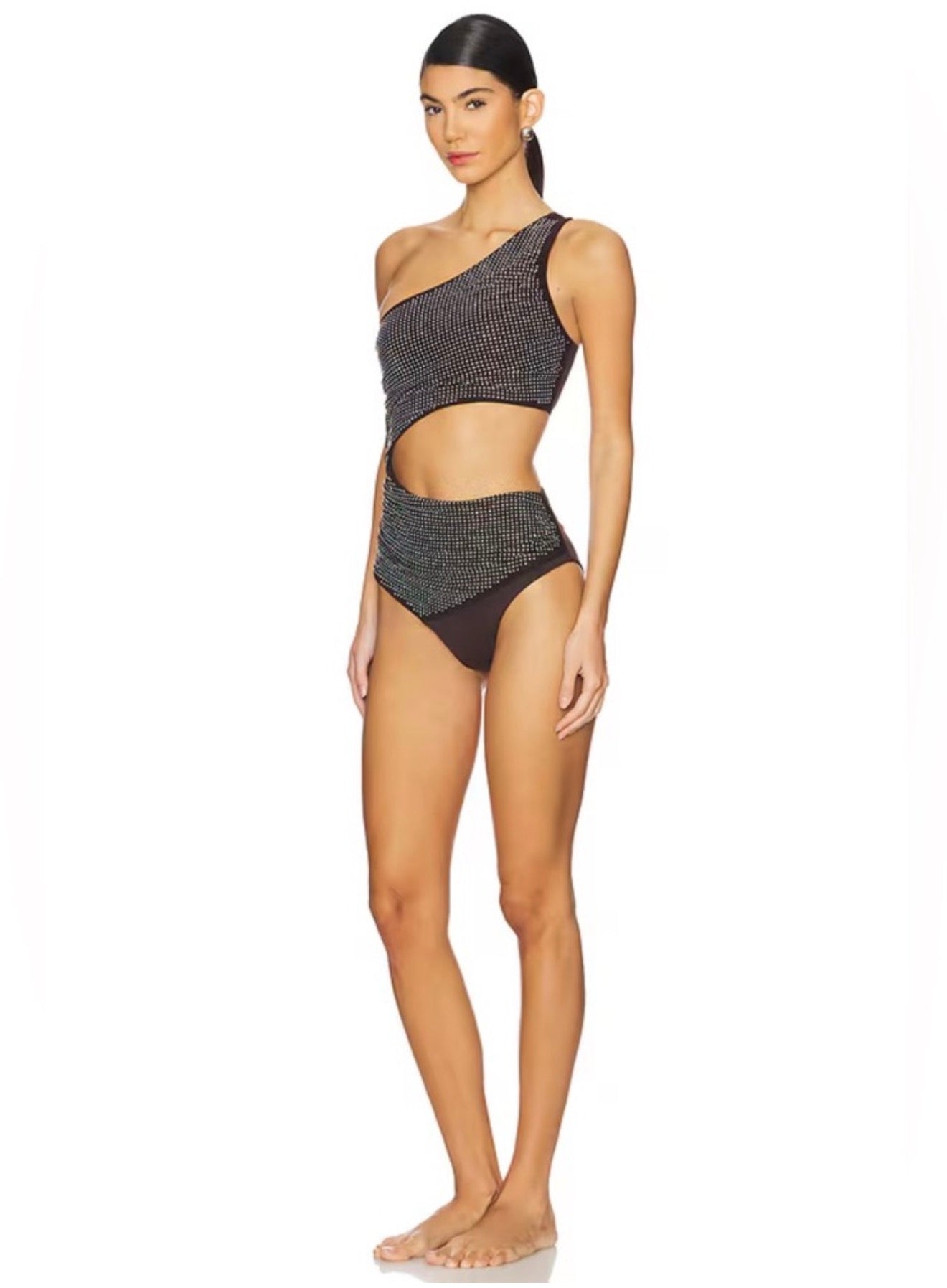 Beach Riot Anja One Piece Swimsuit Java Jewel Sz XL $188