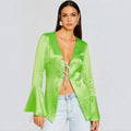Retrofete Svea Blouse in Fresh Lime XS