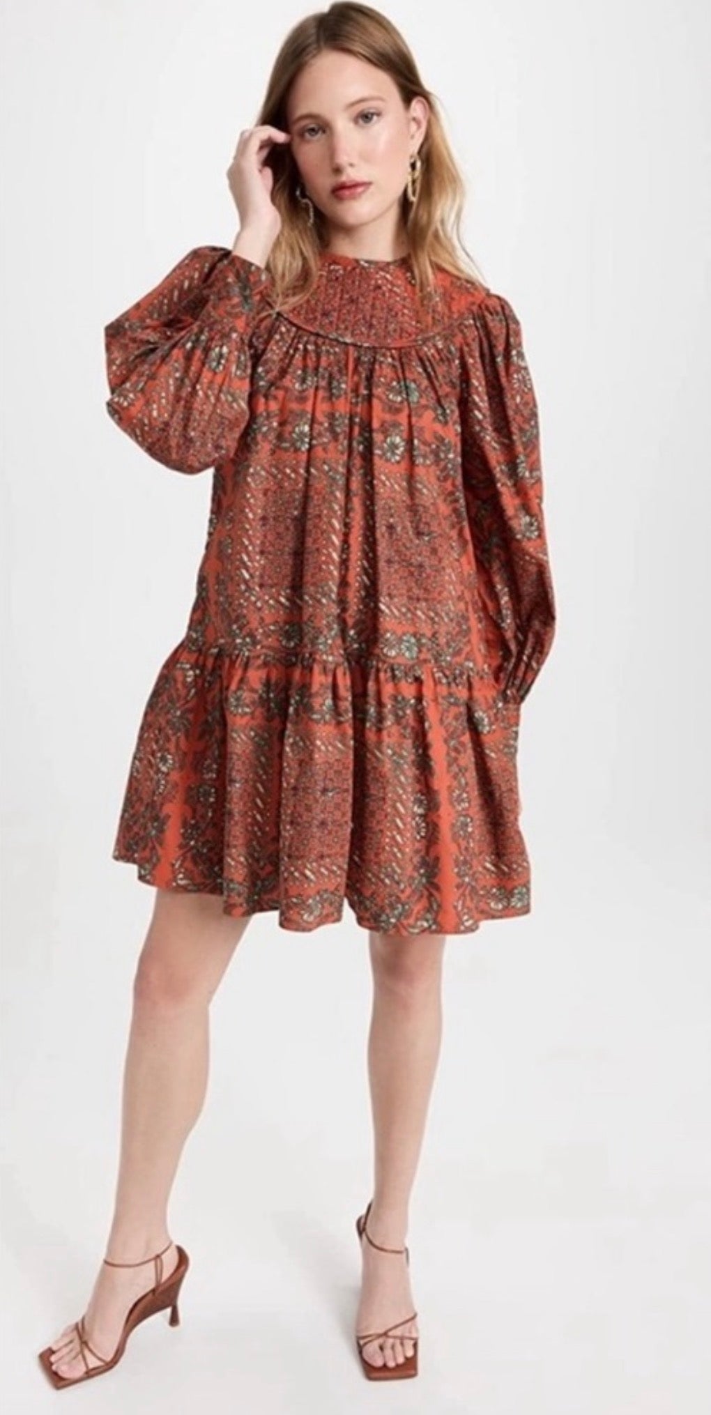 ULLA JOHNSON Ria Mini Dress
In Clementine Sz 6