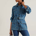 Frame Denim Safari Jacket in Ponderosa Sz Small $448