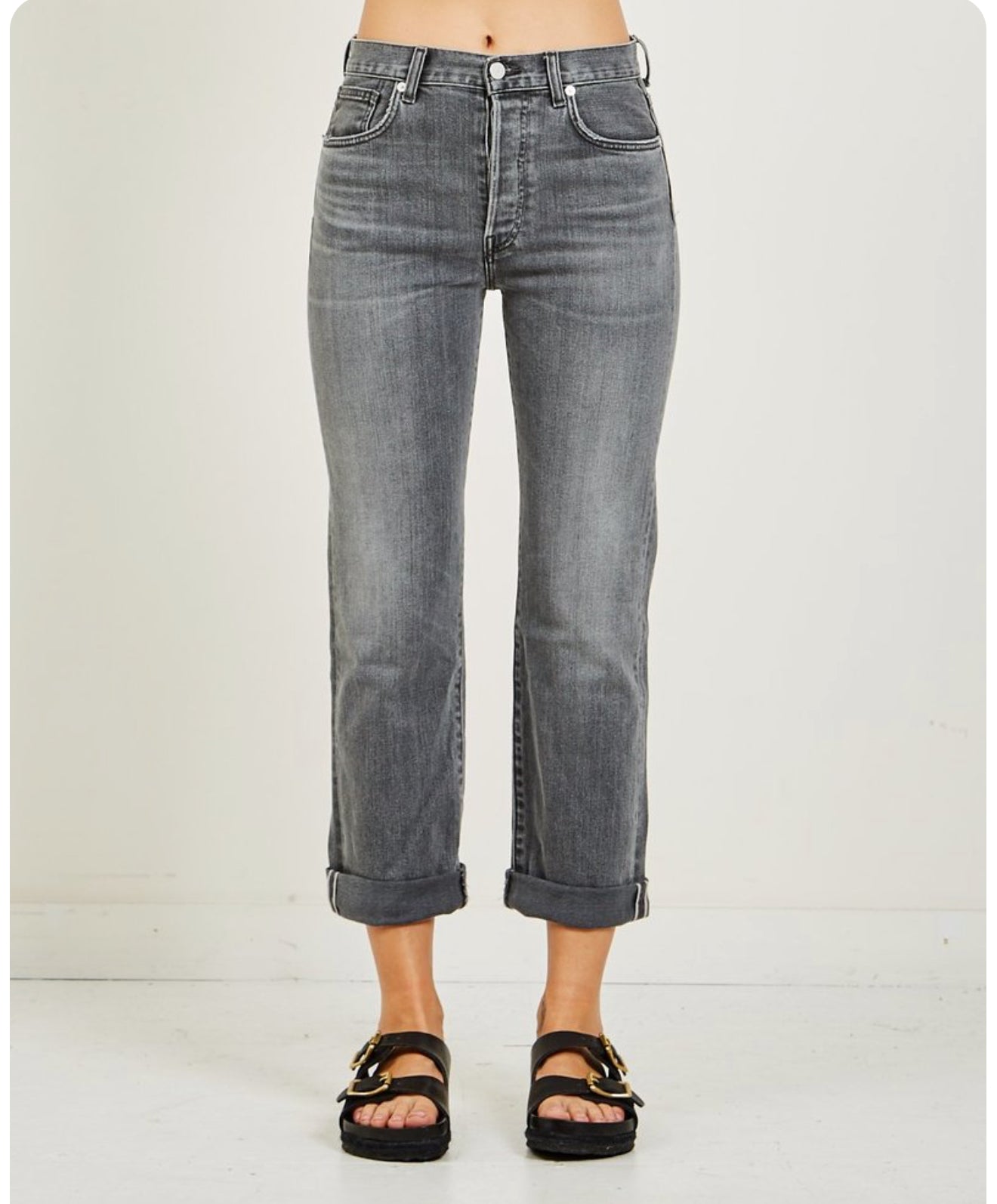 CQY DENIM
VINYL JEAN - MOTIVE GREY Sz 28 $325